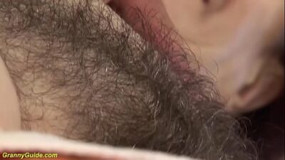 Old hairy granny